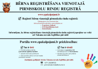 Bērna reģistrēšana vienotajā pirmsskolas rindas reģistrā