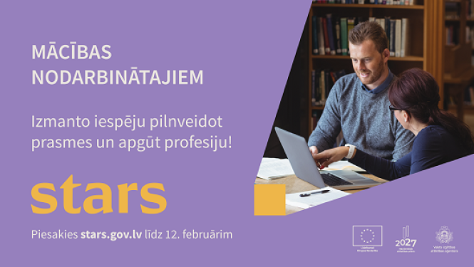 Aicinājums piedalīties mācībās nodarbinātajiem.