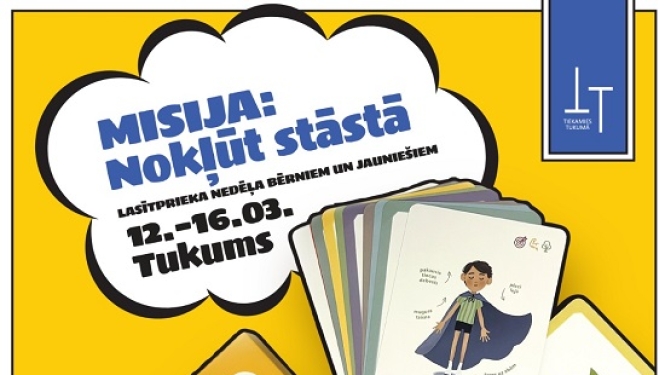 Lasītpriekas nedēļas bērniem un jauniešiem afiša.