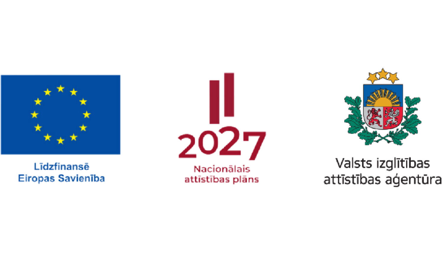 Līdzfinansē Eiropas Savienība + VIAA logo