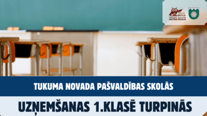 Vizuāla grafika, kur attēlotas skolas, kur vēl norit uzņemšana 1. klasē.